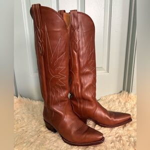 TECOVAS The Loretta Boots size 8 color Saddle (nearly new)